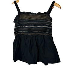 Old Navy Black Elastic Crop
