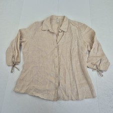 OLD NAVY Shirt L Beige Womens