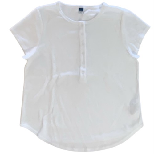 Old navy women top white - navy, women's